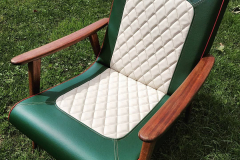 fauteuil vintage en simili